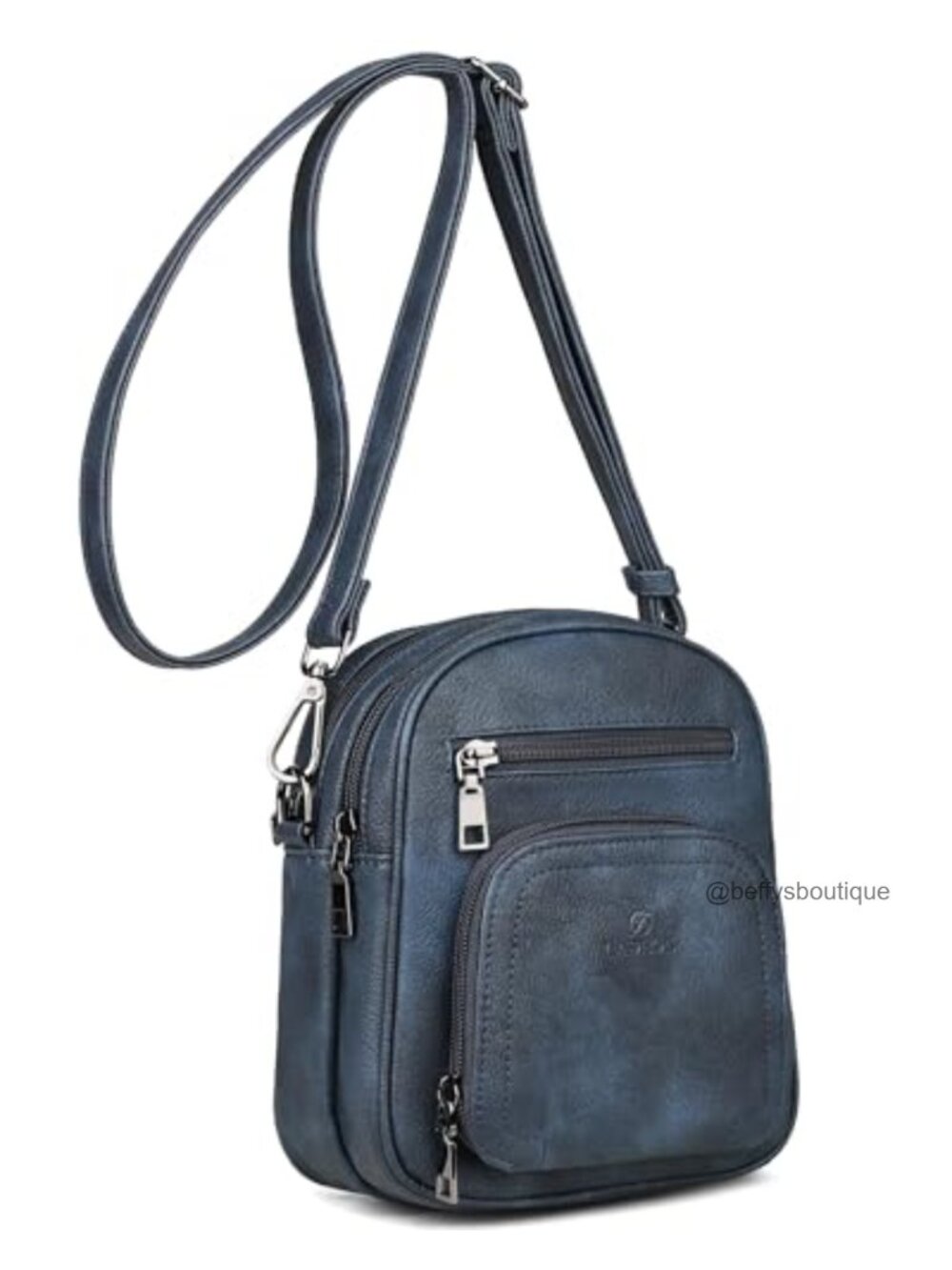 Small Crossbody Bag RFID Anti-Theft PU Leather Card Slots Purse
